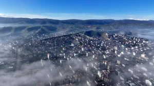 Erbaa’da Sis Manzarası