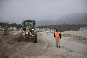 Fethiye-Antalya Yolunda Su Baskını