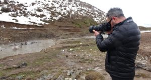 Fotoğrafçıların ilgi odağı oldu… Görmek için saatlerce yol gidiyorlar
