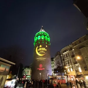 Galata Kulesi Ramazan İçin Yenilendi