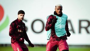 Galatasaray’da Victor Osimhen, takımla çalıştı