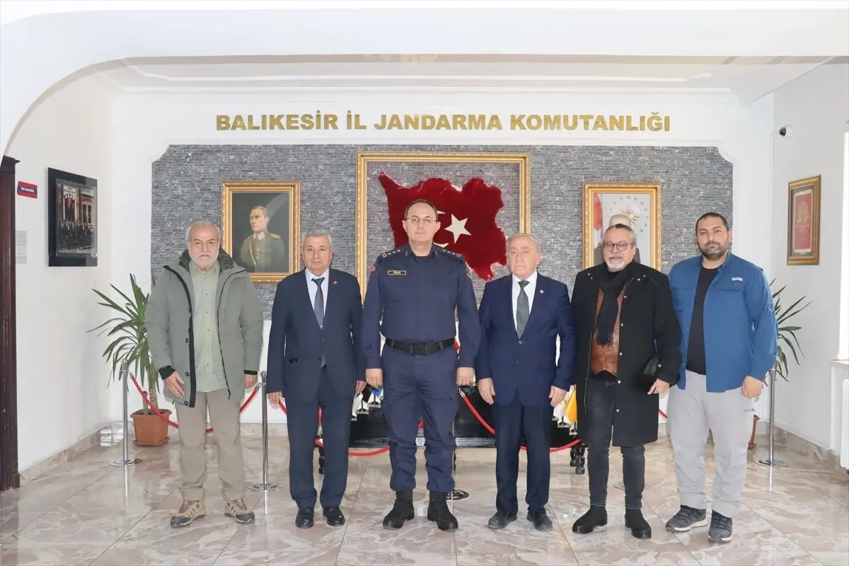 Gazeteciler Cemiyeti, Jandarma Komutanı Özer’i Ziyaret Etti