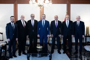 Hakan Fidan, Gazze’den Şaas’ı Ağırladı