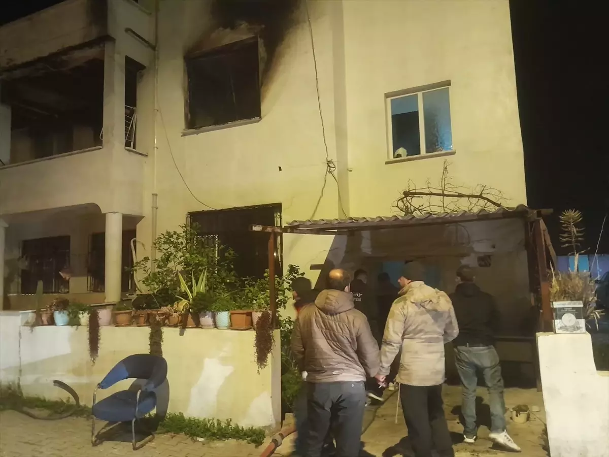 Hatay’da Evde Yangın