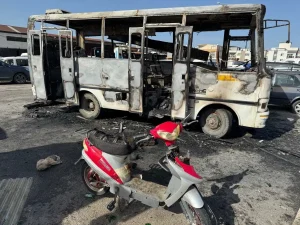 Hurda Otobüste Yangın: Genç Hayatını Kaybetti