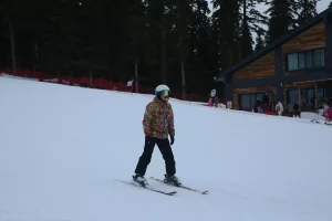 Ilgaz Dağı’nda Yoğun Kayak Keyfi