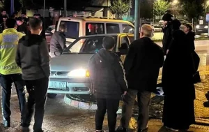 İnegöl’de Yaya Geçidinde Kaza