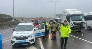 İstanbul’da feci kaza: Kuzey Marmara Otoyolu çift yönlü trafiğe kapatıldı