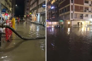 İzmir’de Sağanak Yağış Cadde ve Sokakları Göle Çevirdi