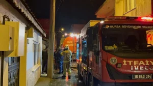 İznik’te Ev Yangını Kontrol Altına Alındı