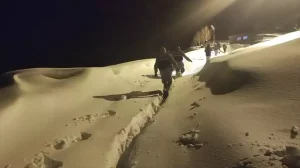 Jandarma, Kar Engeline Rağmen Yetişti