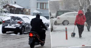 Kar İstanbul’un yanı başına kadar sokuldu! Okullar tatil edildi, kuryelerin trafiğe çıkması yasaklandı