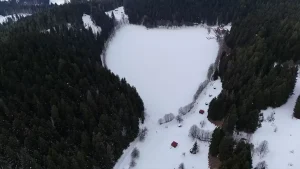 Karagöl Buzla Kaplandı