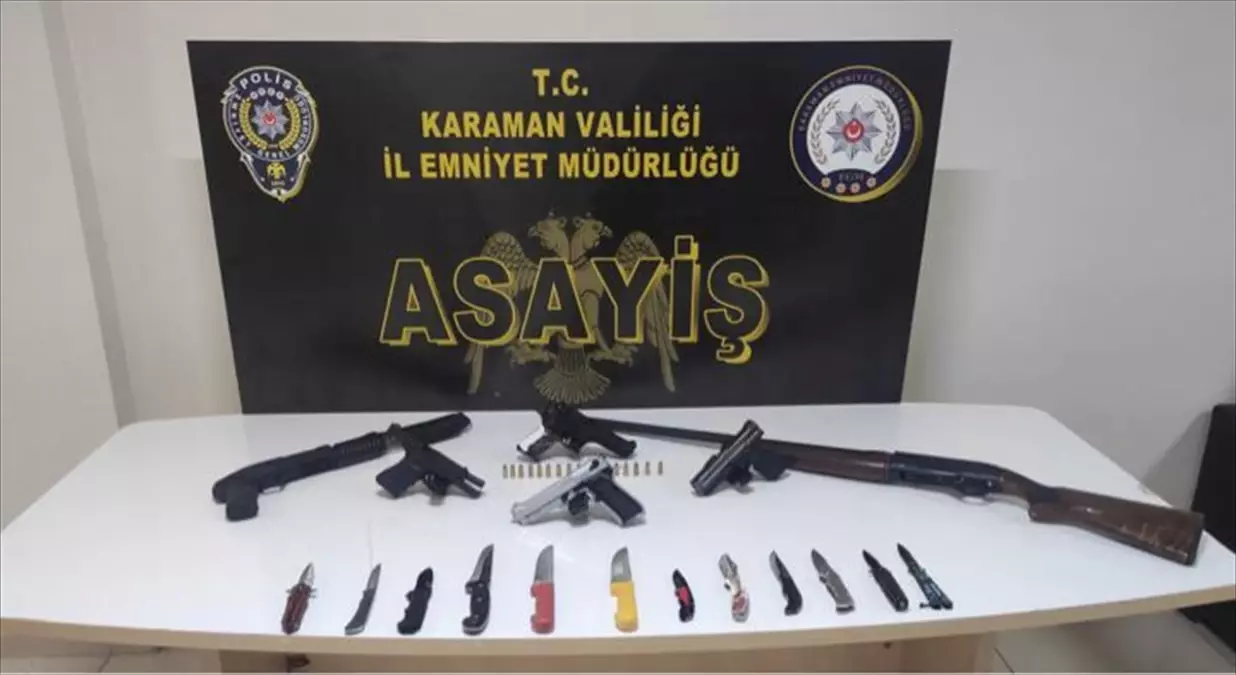 Karaman’da 70 Suçlu Gözaltına Alındı