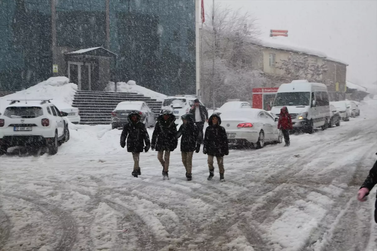 Karlıova’da Kar Yağışı Hayatı Olumsuz Etkiliyor