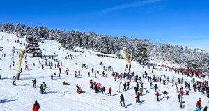 Kayak merkezlerinde rekor 236 santimetre