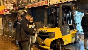 Kayseri’de forkliftle kuyumcu soygunu