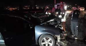 Kazada otomobil hurdaya döndü, sürücü mucizevi şekilde kurtuldu