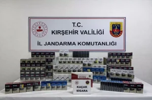 Kırşehir’de Otobüste 528 Paket Kaçak Sigara Ele Geçirildi