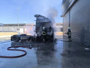 Kızıltepe’de Tır Yangını