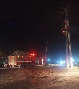 Kurtalan’da Trafo Yangını