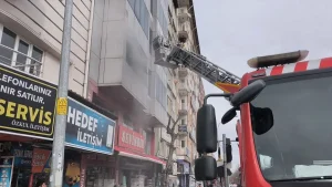 Kütahya’da Mağazada Yangın