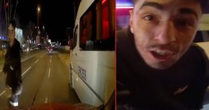 Maganda minibüs şoförü Beşiktaş’ta terör estirdi