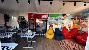 Manavgat’ta Okula Yeni Kütüphane