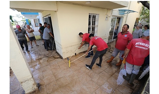 Menderes Belediyesi’nden Vatandaşa Temizlik Desteği