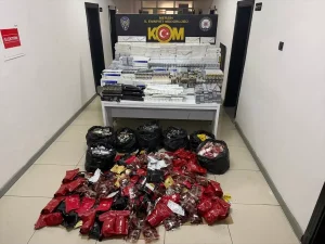 Mersin’de Kaçak Sigara Operasyonu