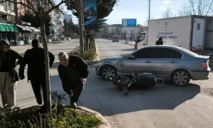 Merzifon’da Trafik Kazası: 2 Yaralı