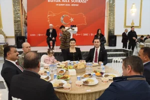 Midyat’ta şehit ve gazi yakınları için iftar programı düzenlendi