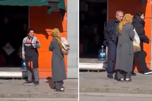 Mübarek Ramazan ayında çekilen bu görüntü izleyenleri ikiye böldü