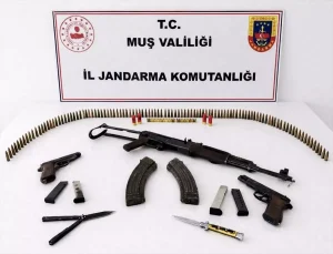 Muş’ta Silah Operasyonu