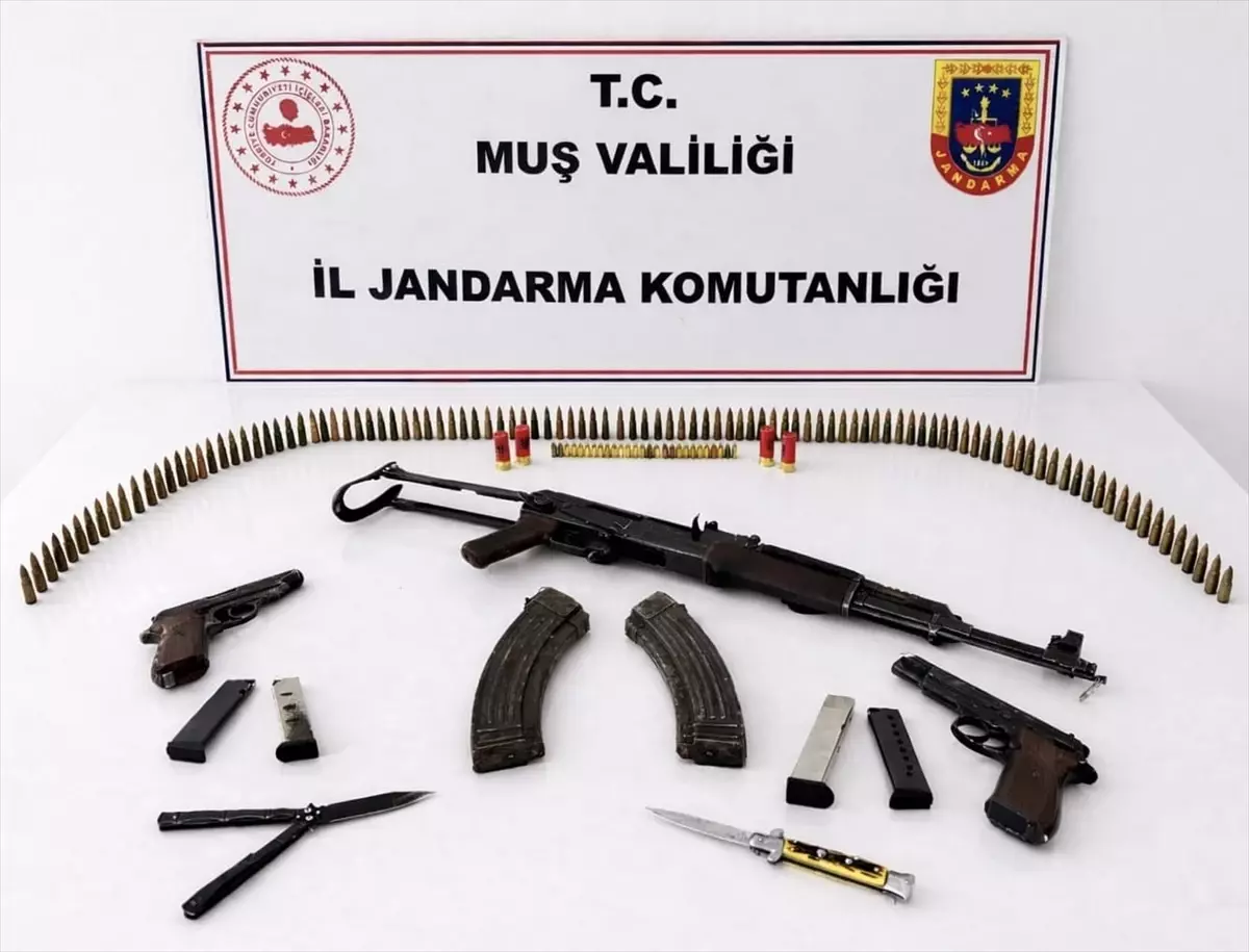 Muş’ta Silah Operasyonu
