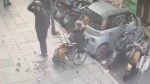 Nişantaşı’nda başına sıva parçaları düşen engelli adam: Dehşet içindeydim