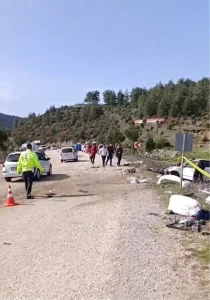 Orhaneli’de Feci Kaza: Bir Ölü, Bir Yaralı