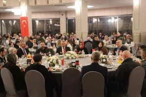 Rize’de “Şehit yakınları ve gazilerle büyük aile sofrası” iftar programı düzenlendi