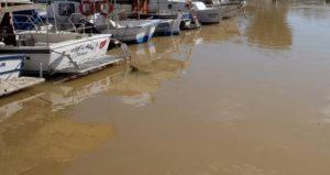 Sağanak sonrası Gökova’da ilginç görüntü