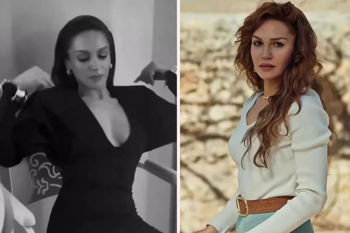 Sahra Şaş’ın dekoltesine ekipten jet müdahale