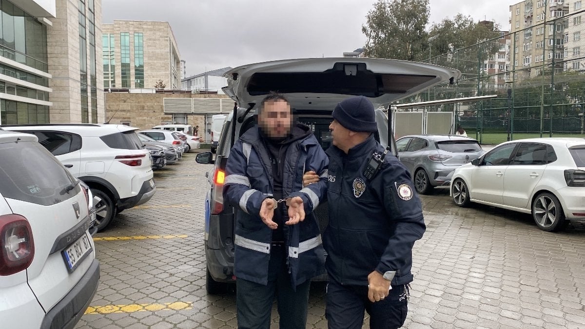 Samsun’da aynı gün, aynı sokakta eki eve giren hırsız yakalandı