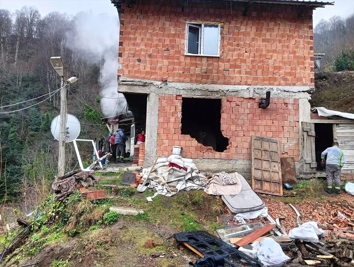 Samsun’da Ev Yangını