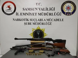 Samsun’da Kaçak Silah Ticareti Operasyonu