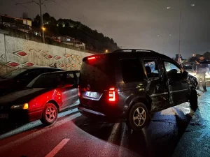 Samsun’da Zincirleme Kaza: 1 Yaralı