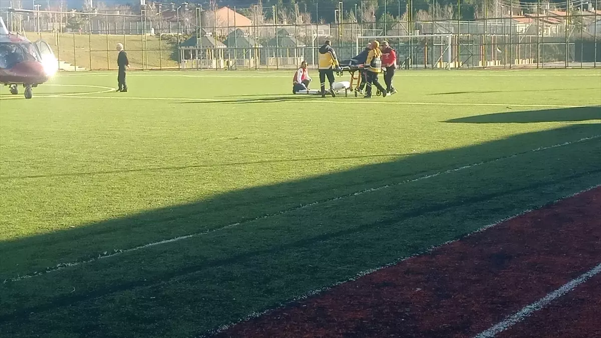 Seydişehir’de Kalp Krizi Geçiren Hasta Hava Ambulansı ile Konya’ya Sevk Edildi