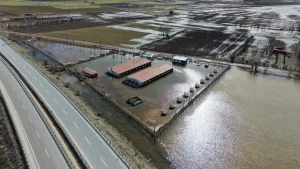 Sivas’taki Kangal Çiftliği Su Bastı