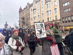Stockholm’de İsrail’in İlham Planı Protesto Edildi