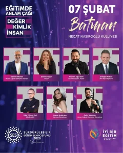 Sürdürülebilir Eğitim Sempozyumu 2026 Batman’da