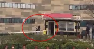 Taksiye binemeyen kadın durağı savaş alanına çevirdi: O anlar kamerada