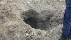 Tarihi Höyükte Kaçak Kazı Tepkisi